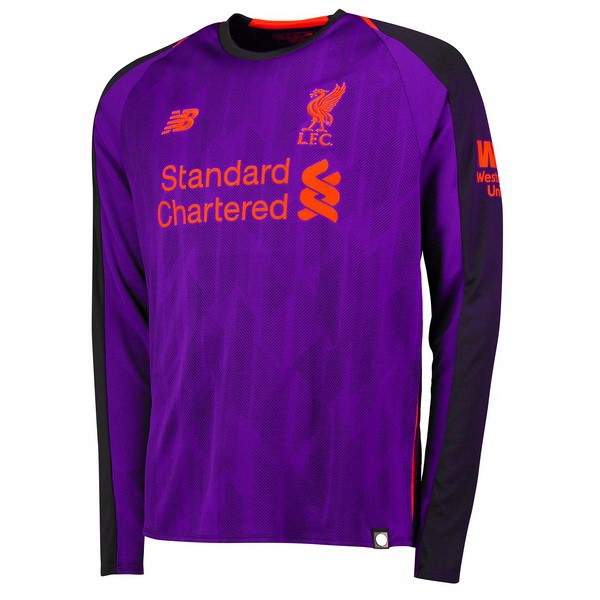 Tailandia Camiseta Liverpool 2ª ML 2018-2019 Purpura